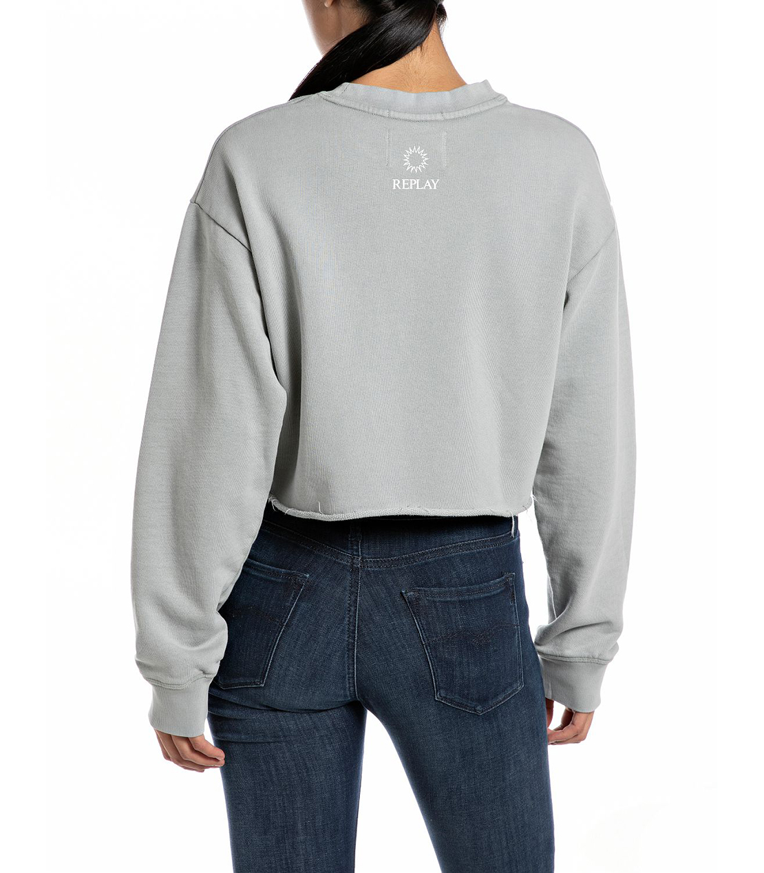 クロップドコットンフリース 詳細画像 ライトグレー 2